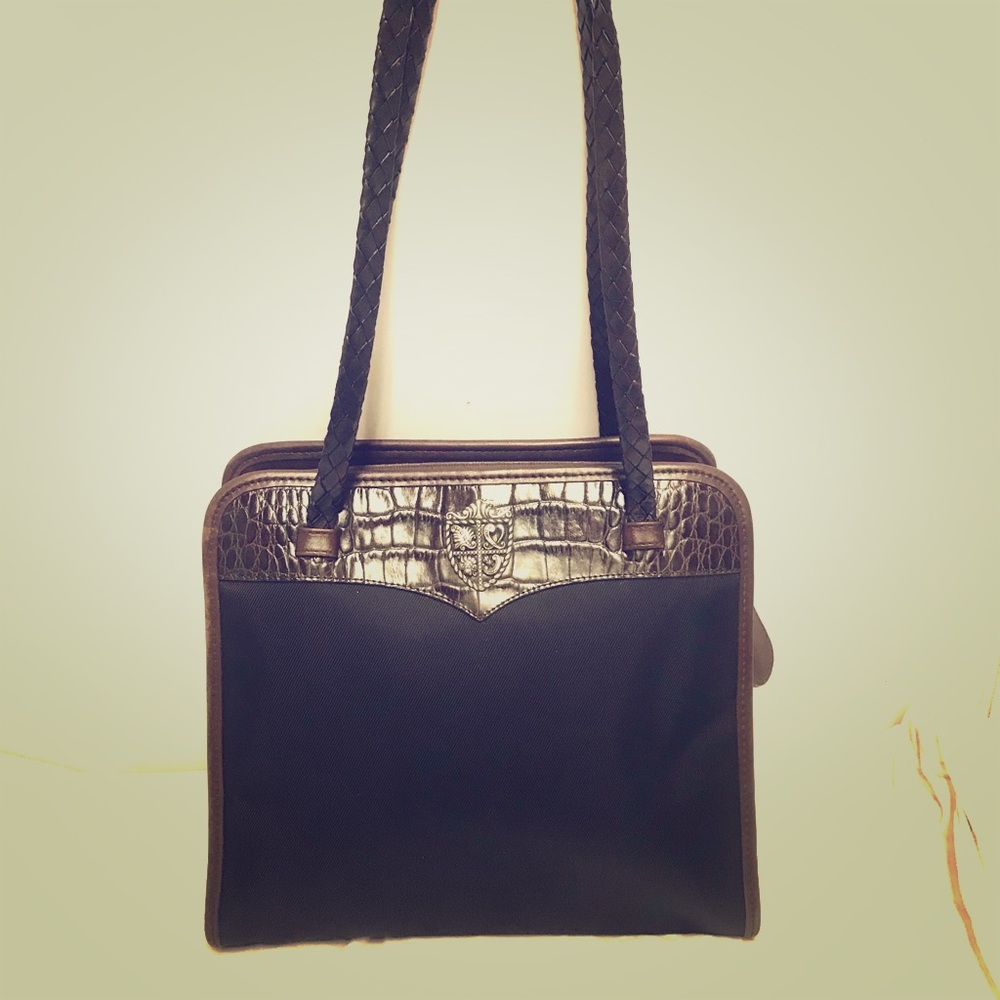 Brighton Crocodile Leather Shoulder Bag